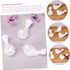 4pcs Bird Chopsticks Shelf Japanese Accessories Desktop Decor Spoon Rest Ceramic Chopstick Pillow Chopstick Rest Rack Animal Spoon Rest Japanese Chopstick Rest Chopstick Rest view 3