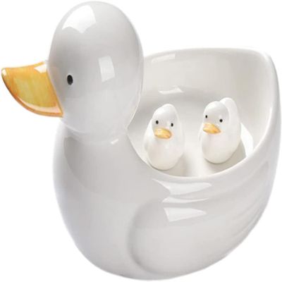 1 Set Duck Chopstick Rest Coffee Spoon Holder Ceramic Spoon Ceramic Chopsticks Ceramic Chopstick Holders Dessert Bowl Porcelain Dipping Bowls Creative Chopstick Chopstick Rest