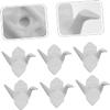 18 Pcs Stainless Steel Spoon White Table Decor Japanese Pillow Chopsticks Stand Chopsticks Pillow Chopstick Rest Stand Holder Brush Holder Animal Holder Rack Chopstick Rest view 4