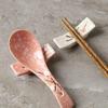 8pcs Ceramics Chopstick Stand Holder Plum Blossom Pattern Ceramic Chopsticks Rest Chopsticks Rack Spoon Fork Holder (Random Color) Chopstick Rest view 2