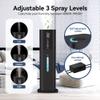 Humidifiers Large Room Bedroom with 7 Colors Light, 2.1Gal(8L) 3 Speed Quiet Ultrasonic Cool Mist Humidifier with 360 Nozzle, Humidity Setting, Timer,Aroma Box for Home Plant Baby Yoga Sleep (Black) view 4