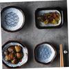 2pcs Japanese Dipping Dish Cutlery Tray Vintage Tray Dessert Trays Ceramic Chopsticks Holder Mini Sushi Tray Dip Dishes Sauce Plate Sauce Dipping Dish Ceramic Chopstick Rest view 3