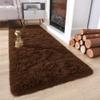 Chicrug Soft Runner Rug for Bedroom Living Room Plush Fluffy Rug 2x6 Feet, Shag Furry Runner Rug Carpet Non Shedding for Nursery Children Kids Girls Room Home Decorative, Brown view 3