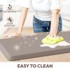 4/5 Inch Thick Kitchen Mat - Cushioned Anti Fatigue Mats for Kitchen Floor - Easy to Clean, Waterproof, Non-Slip Kitchen Rug for Sink, Office, Kitchen (17''x28'' Brown) view 3