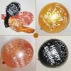 52 Pcs Black Gold Birthday Balloons with Birthday Party Pattern Children's Birthday Balloons Decoration Suitable for Girls Boy Birthday Party, Baby Shower view 4
