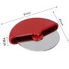 2Pack Pizza Cutter Wheel Easy Pizza Slicer Chopper Handheld Pizza Cutting Tool with Sharp Blade for Kitchen Pizza Bread 3.7 Inch (Black) view 3