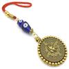 BBRATS Energetic Ganesha Evil Eye Wall Hanging for Vastu Nazar Suraksha Reiki Healing Blue Beads Evil Eye for Home Entrance, Car, Door/Office Evil Eye Hanging for Good Luck Success Prosperity view 2