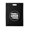 Muka (Price/100 PCS) TOPTIE 100 Pack Custom Non-woven Handle Tote Bag, Heat Sealed Shopping Bag Goodie present Bag-Black-10x14 view 1