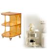 40x53x56cm, 13 Colors, Acrylic Sofa Side Table, Original Acrylic Side Table, Rolling Storage cart, Open Storage, Easy to Move, Can Place Snacks, Drinks, Cosmetics view 1