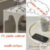 40x53x56cm, 13 Colors, Acrylic Sofa Side Table, Original Acrylic Side Table, Rolling Storage cart, Open Storage, Easy to Move, Can Place Snacks, Drinks, Cosmetics view 3