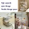 40x53x56cm, 13 Colors, Acrylic Sofa Side Table, Original Acrylic Side Table, Rolling Storage cart, Open Storage, Easy to Move, Can Place Snacks, Drinks, Cosmetics view 4