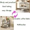 Acrylic Trolley, 3-Tier Acrylic Slim Slide Out Storage Rolling cart, 40x53x56cm, 13 Colors, PC Plastic Material, Open Storage, Easy to Move, Suitable for Living Room and Bedroom view 2