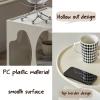 Acrylic Trolley, 3-Tier Acrylic Slim Slide Out Storage Rolling cart, 40x53x56cm, 13 Colors, PC Plastic Material, Open Storage, Easy to Move, Suitable for Living Room and Bedroom view 3