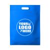 Muka (Price/100 PCS) TOPTIE 100 Pack Custom Non-Woven Handle Tote Bag, Heat Sealed Shopping Bag Goodie Present Bag-Sky Blue-10x14 view 1