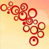 24 Pieces Acrylic Circle Mirror Wall Stickers, Removable DIY Self Adhesive view 2