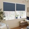 MiLin Cordless Cellular Shades No Tools No Drill Blinds for Windows Shades for Indoor Windows Magnetic Door Blinds (Blackout - Navy Denim, 59" W x 48" H) view 2