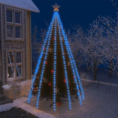 CUMYZO Tree Lights with 500 LEDs Blue 196.9" Indoor Outdoor 0.72kg/1.58ib Light Ropes & Strings