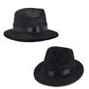 Chochkees Black Fedora Hat, Gangster Costume Accessories, Party Accessory, Party Favor view 1