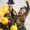 Chochkees Black Fedora Hat, Gangster Costume Accessories, Party Accessory, Party Favor view 2