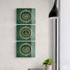 Ayatul Kursi Glass Islamic Wall Art, Tempered Glass Islamic Wall Decor, Quran Art, Islamic Decorations for Home, Muslim Home Decor, Islamic Ramadan Eid Gifts, Arabic Calligraphy Wall Art, Modern Islamic Wall Art, Ayatul Kursi Al-Falaq Al-Nas 3 Pieces view 1