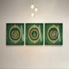 Ayatul Kursi Glass Islamic Wall Art, Tempered Glass Islamic Wall Decor, Quran Art, Islamic Decorations for Home, Muslim Home Decor, Islamic Ramadan Eid Gifts, Arabic Calligraphy Wall Art, Modern Islamic Wall Art, Ayatul Kursi Al-Falaq Al-Nas 3 Pieces view 4