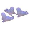 HXSCOO 40mm Sea Lion Figures Natural Stones Ocean Animal Statue Healing Crystal Quartz Carved Figurine Room Ornaments Childrens Gift (Color : Opalite, Size : 5 PCS) view 1