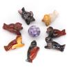 HXSCOO 40mm Sea Lion Figures Natural Stones Ocean Animal Statue Healing Crystal Quartz Carved Figurine Room Ornaments Childrens Gift (Color : Opalite, Size : 5 PCS) view 4