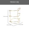 Cabilock 3pcs Crown Display Stand Bridal Headband Metal Tiara Headband Holder Rack Stand Holder Table Hair Hoops Rack Hair Band for Display Headwear view 2