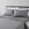 800 Thread Count 4-Piece Bed Sheet Set-100% Cotton Bedding Set Dark Grey Full Size Sheets-Long Staple Cotton, Breathable & Cooling Sheet, Soft Sateen Weave, Fits Mattress Upto 12" Deep Pockets view 1
