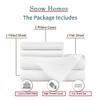 800 Thread Count 4-Piece Bed Sheet Set-100% Cotton Bedding Set Dark Grey Full Size Sheets-Long Staple Cotton, Breathable & Cooling Sheet, Soft Sateen Weave, Fits Mattress Upto 12" Deep Pockets view 3