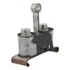 1 Pcs Of Galvanized Metal Western Rustic Black Bear Salt & Pepper Shakers Holder Carrier view 2
