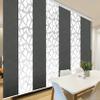 7-Panel Single Rail White Panel Track Extendable 110"-153" W x 94" H, Panel Width 23.5", ICY White, Pebble view 1