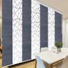 7-Panel Single Rail White Panel Track Extendable 110"-153"W x 94"H, Panel width 23.5", Icy White, Aegean view 1