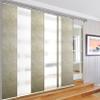 7-Panel Single Rail Panel Track Extendable 110"-153"W x 94"H, Panel width 23.5", Plateu White, Dahlia view 1