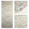 7-Panel Single Rail White Panel Track Extendable 110"-153" W x 94" H, Panel Width 23.5", Plateu White, Begonia view 4