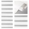 7-Panel Single Rail White Panel Track Extendable 110"-153"W x 94"H, Panel width 23.5", Plateu White, Rosemary view 3