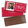12ct Personalized Graduation Party Favors Engraved Chocolate Bars with Photo (12 Count) with Photo - Red view 1