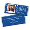 12ct Personalized Graduation Party Favors Wrapped Candy Bars with Photo (12 Count) - Blue Class of 2024 view 1