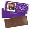 36ct Personalized Graduation Party Favors Engraved Chocolate Bars with Photo (36 Count) - Purple view 1
