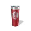 Alterd Industries Hockey Coach Gift - insulated tumbler with lid, hockey sticks personalized stainless steel cups, 20 oz travel coffee cup, athletic mug for men (20oz Tumbler, Maroon) view 1