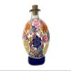 Personalized Hand-painted Decanter, Custom Tequila Gift, Mexican sugar skull (Flowers Decanter) view 4