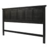 Office Star Products OSP Home Furnishings Farmhouse Basics King Headboard Only, Rustic Black Finish view 4