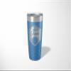 Alterd Industries Volleyball Coach Gift - insulated tumbler with lid, travel coffee mug, personalized stainless steel cups, 20 oz tumbler, girl sports coaches (20oz Tumbler, Royal Blue) view 3