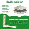 Cestluck Mini Split AC Bracket: Wall Mount for Ductless Mini Split AC/ Heating System 9000 12000 18000 24000 BTU, Foldable Wall Mounting Bracket Air Conditioning Support, Max 400 LBS view 3