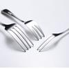 Muka 12 Pcs Custom Dinner Cutlery 18/8 Stainless Steel Dishwasher Safe Serving Cutlery Round Edge Flatware for Home, Kitchen and Restaurant Use, 8 inch-Cocktail Forks view 4