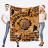 Custom Basketball Boy Player Fan Gift Idea Personalized Name Blanket for Boys Men Birthday Christmas Graduation Gifts Blanket view 2