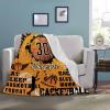 Custom Basketball Boy Player Fan Gift Idea Personalized Name Blanket for Boys Men Birthday Christmas Graduation Gifts Blanket view 4