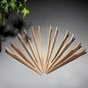 2Pcs Teaware Tea Clips Wood Toast Tong Wooden Toaster Bagel Bacon Squeezer S Ice Tea Tongs Kitchen Dining Tool Fashion view 1