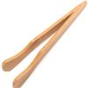 2Pcs Teaware Tea Clips Wood Toast Tong Wooden Toaster Bagel Bacon Squeezer S Ice Tea Tongs Kitchen Dining Tool Fashion view 2