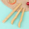 2Pcs Teaware Tea Clips Wood Toast Tong Wooden Toaster Bagel Bacon Squeezer S Ice Tea Tongs Kitchen Dining Tool Fashion view 4